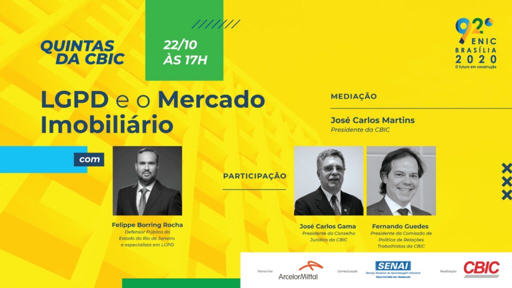 Quintas da CBIC debate caminhos para implementação da LGPD CBIC