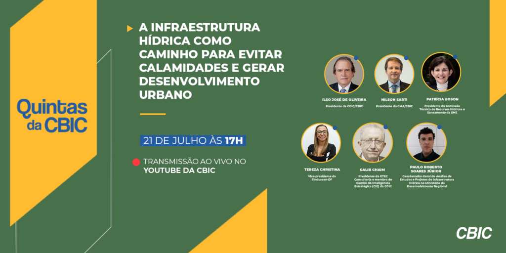 Quintas Da Cbic Debate A Import Ncia Da Infraestrutura H Drica Cbic