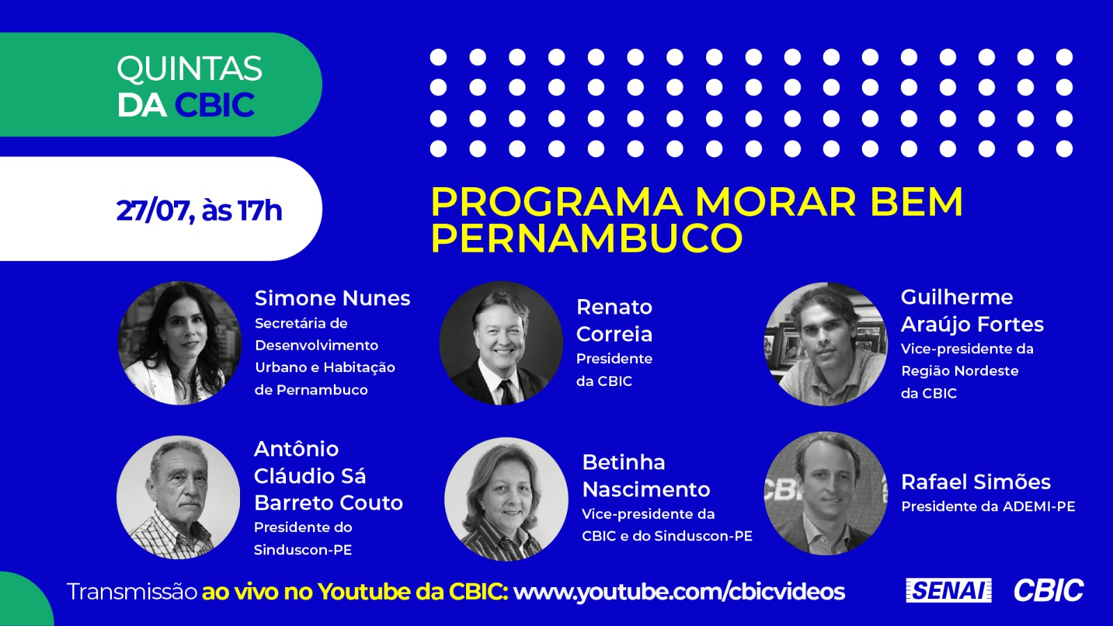 Quintas da CBIC Programa Morar Bem Pernambuco CBIC Câmara