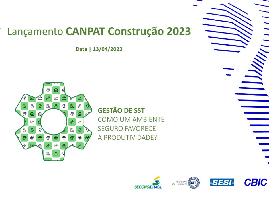 Imagem evento Lançamento CANPAT Construção 2023
