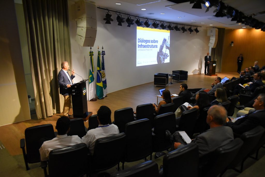 Presidente do TCU, ministro José Múcio Monteiro, abre evento. Foto: Ascom/Confea