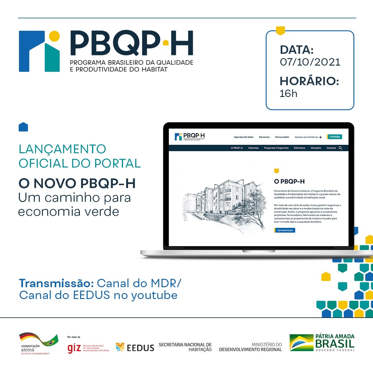 MDR E GIZ Lançam Novo Portal Do PBQP-H No Dia 7/10 às 16h - CBIC ...